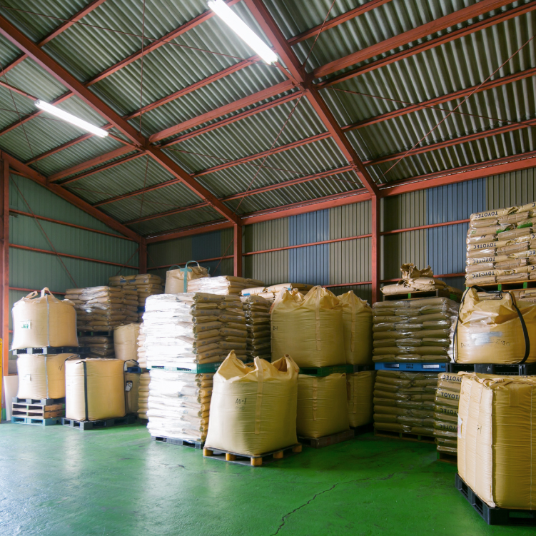 数十社より原料を調達